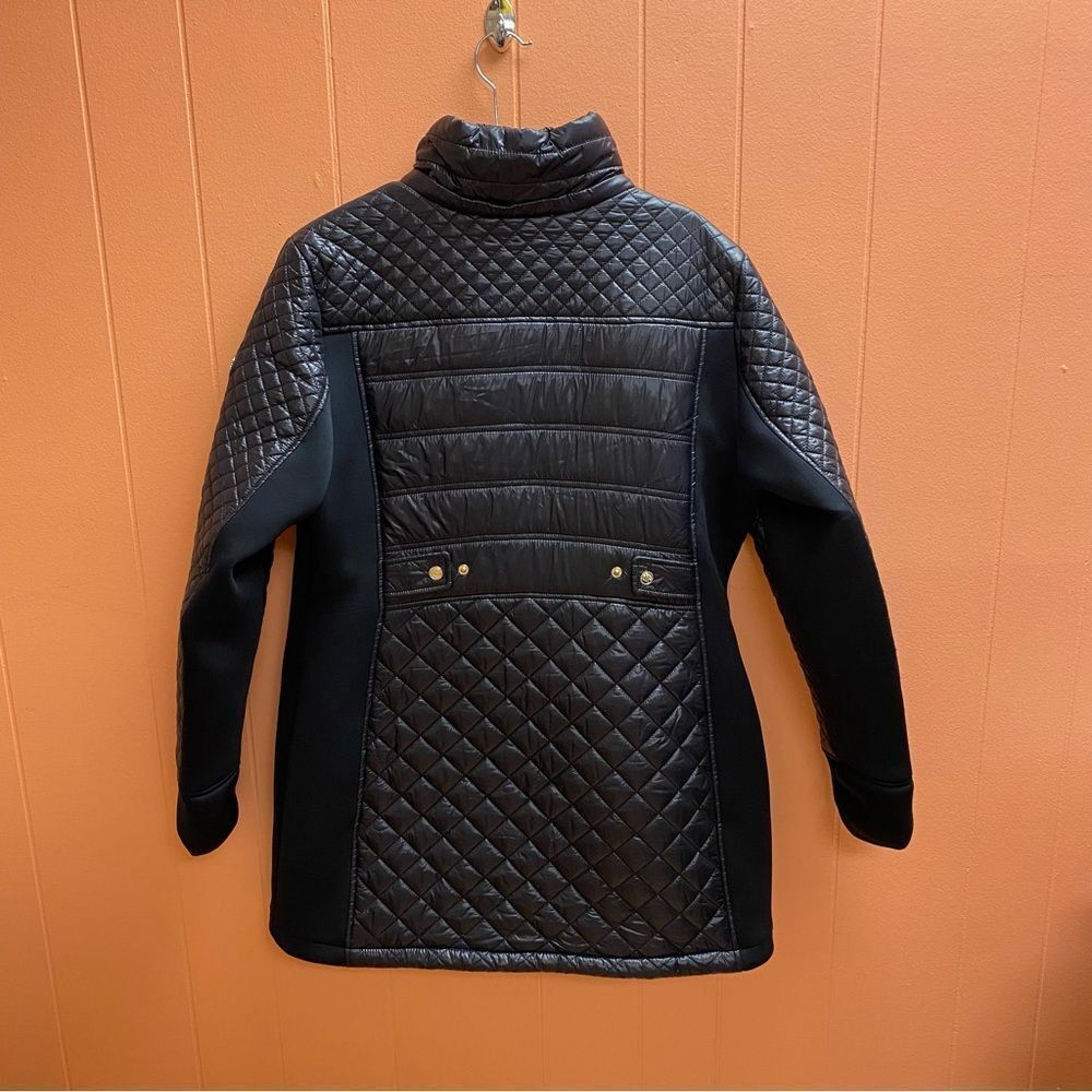 Quilted Black Women's Jacket - Picture 2 of 3